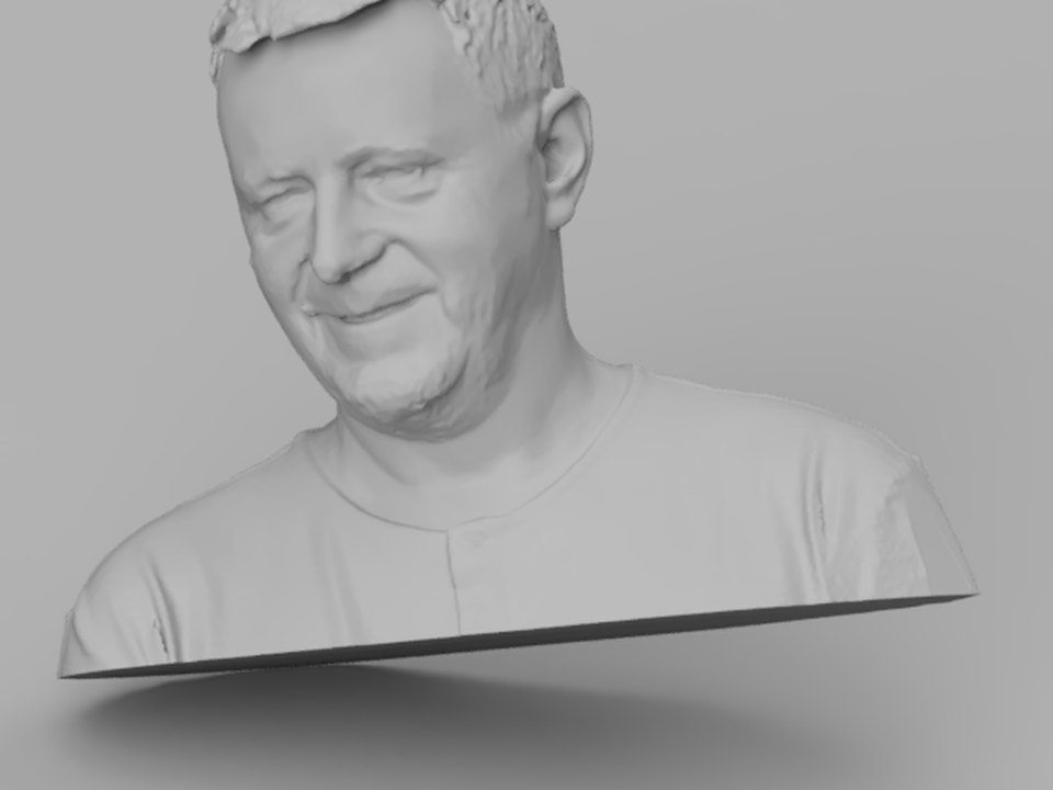 Numérisation 3D d’un buste — acquisition et maillage