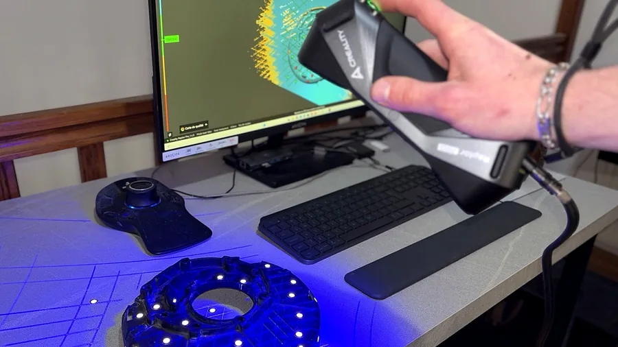 Acquisition par scan 3D d'une pièce technique pour rétro-ingénierie et reproduction