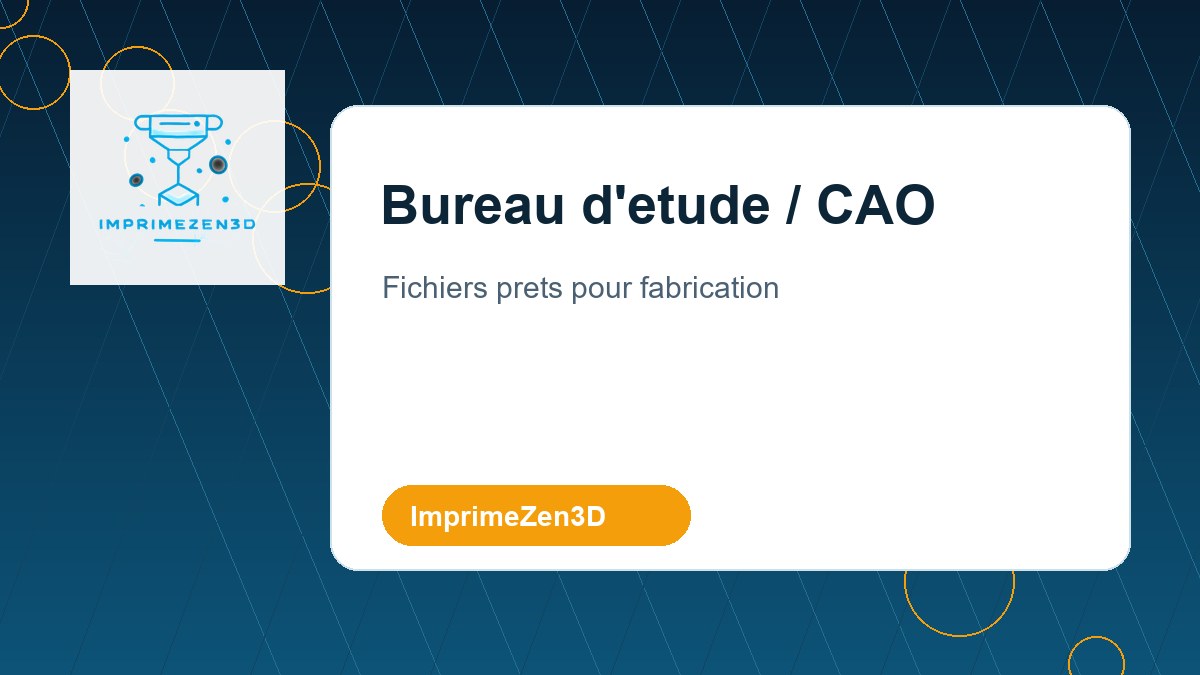 Illustration technique du service bureau d’étude et CAO