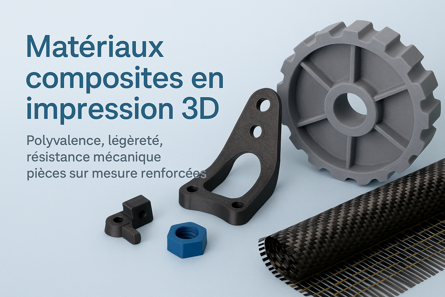 Composites renforcés en impression 3D (fibres courtes et continues)