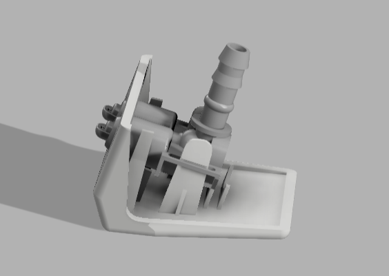 Gicleur lave-phares Peugeot 405 Mi16 imprimé en 3D