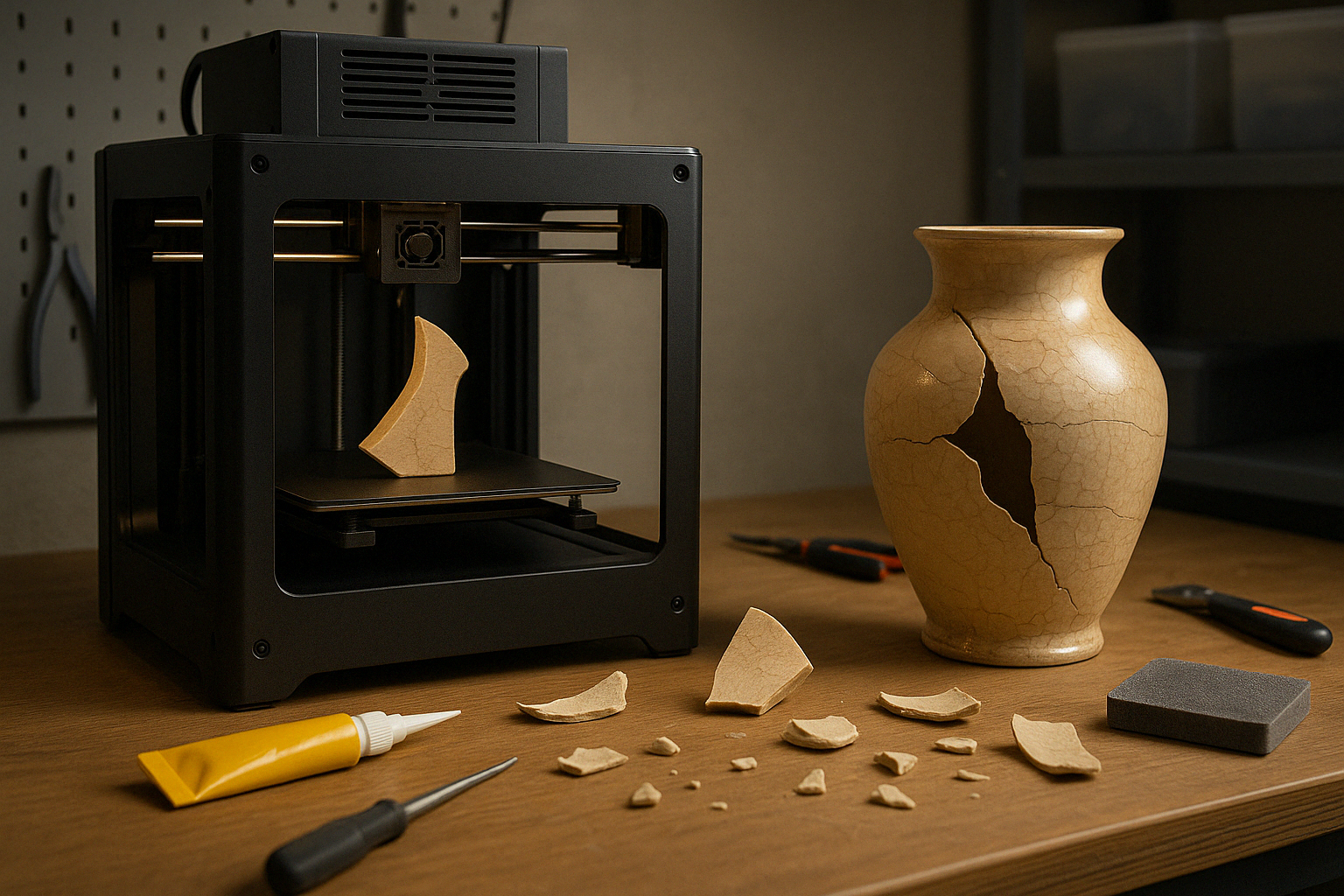 Réparation d'objet par impression 3D avec ImprimeZen3D