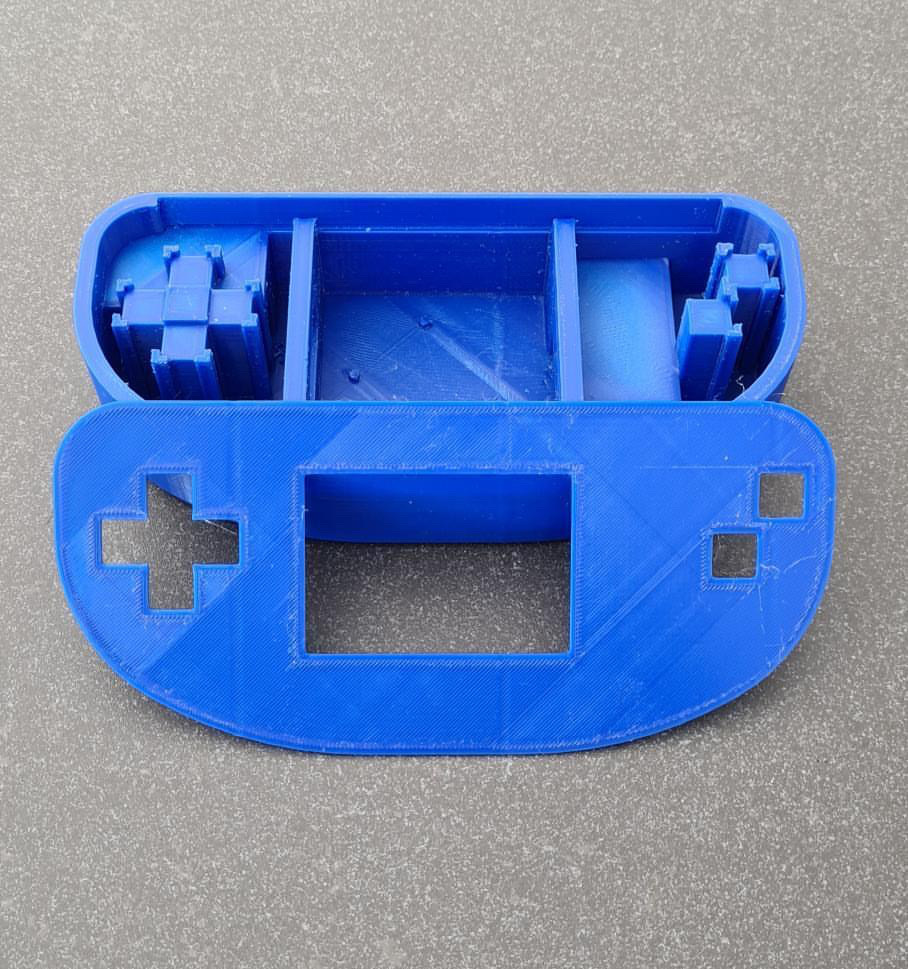 Structure de console de jeux portables