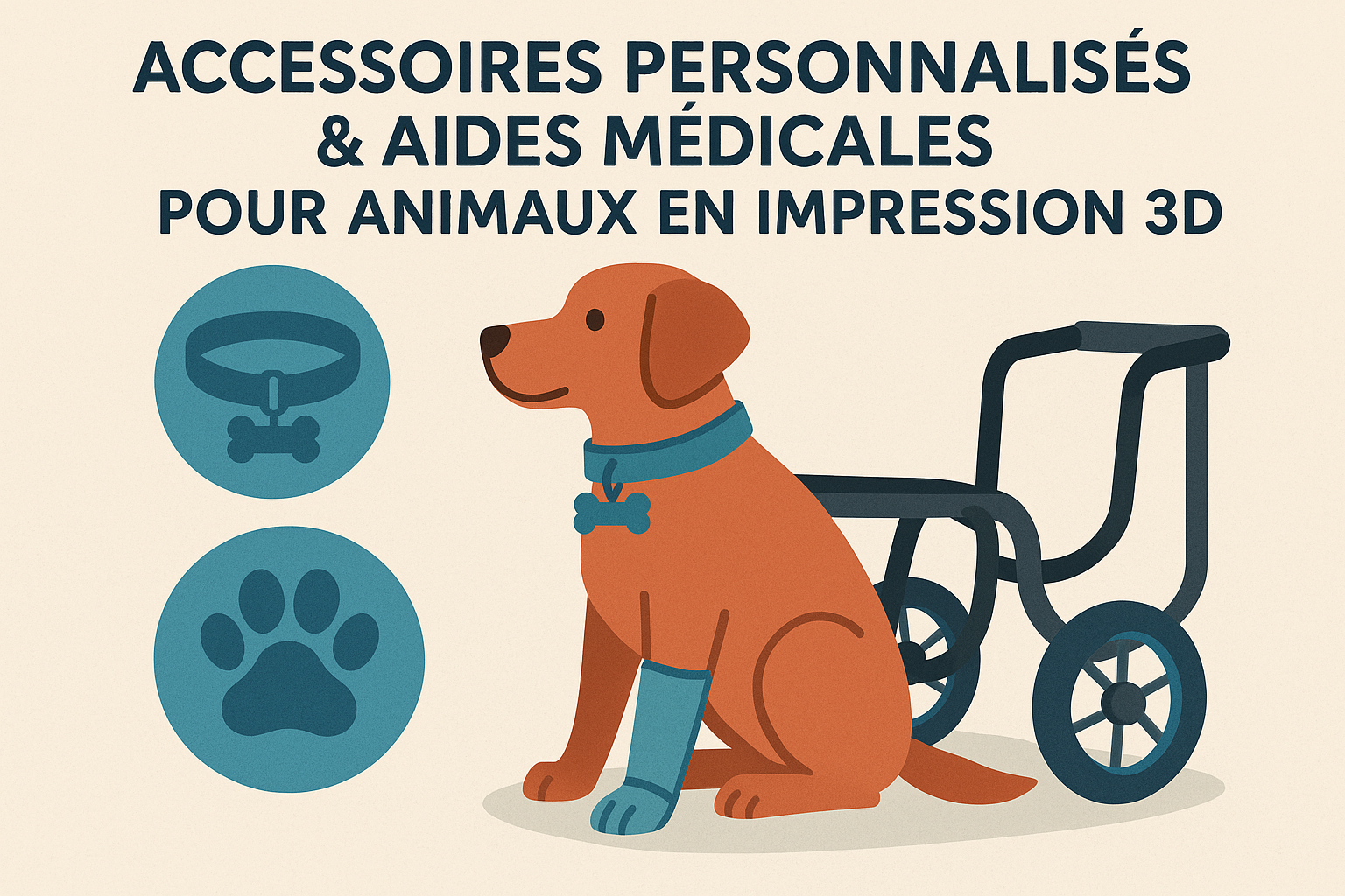 Accessoires pour animaux en impression 3D