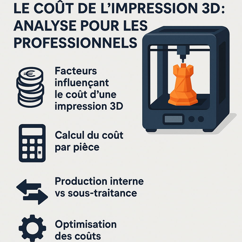 Coût de l'impression 3D