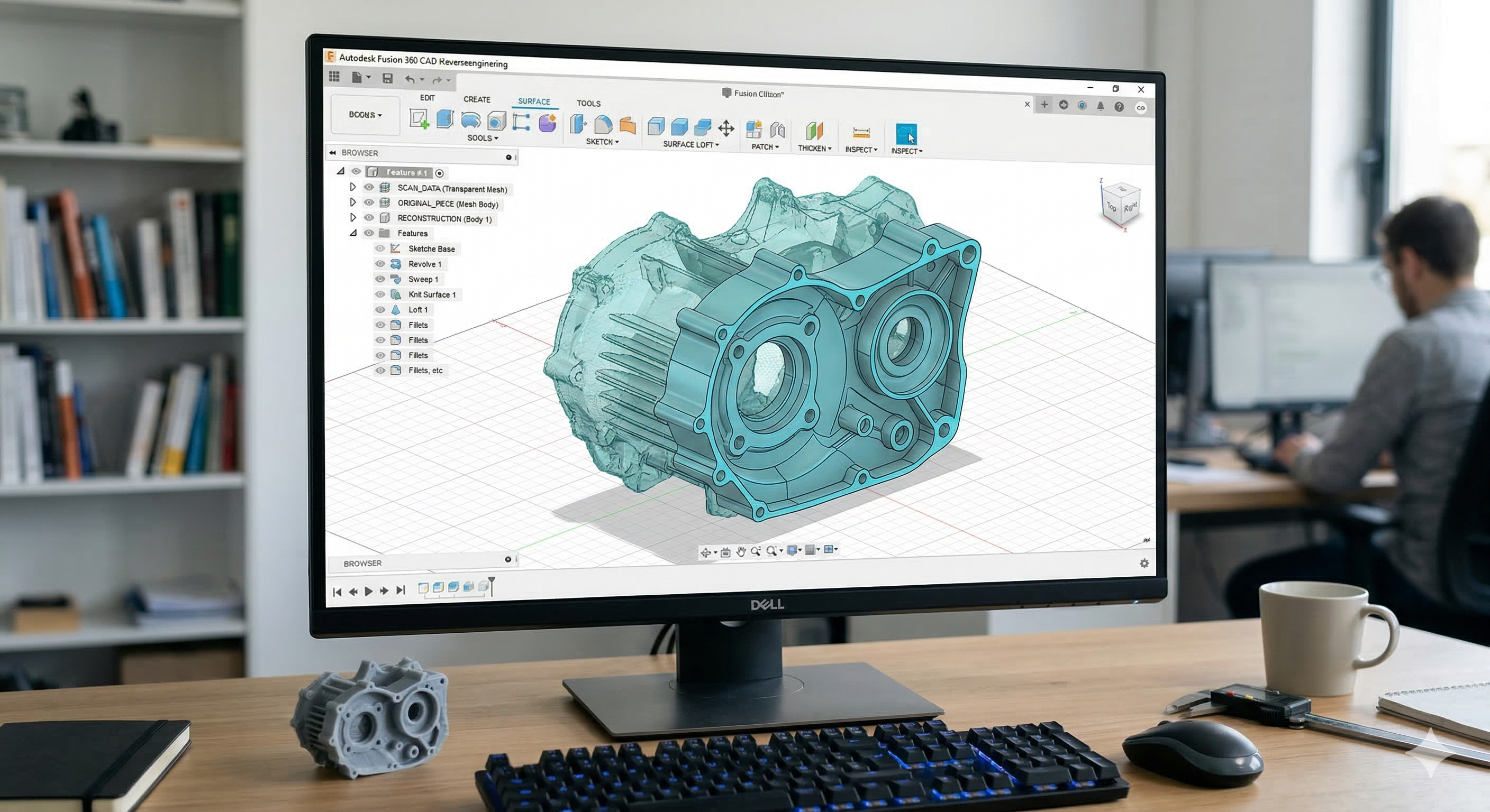 Modélisation CAO d'une pièce