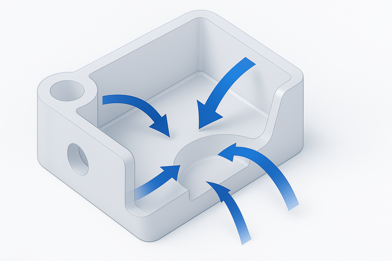 Schéma de design hygiénique pour pièce imprimée 3D