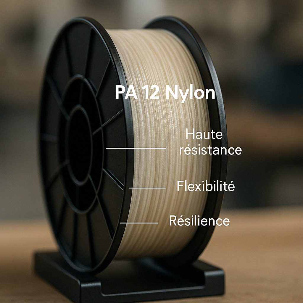 Bobine de filament Nylon et pièces techniques complexes