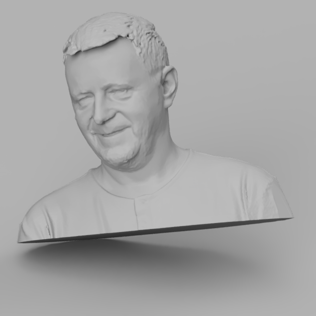 Scan 3D d'un buste