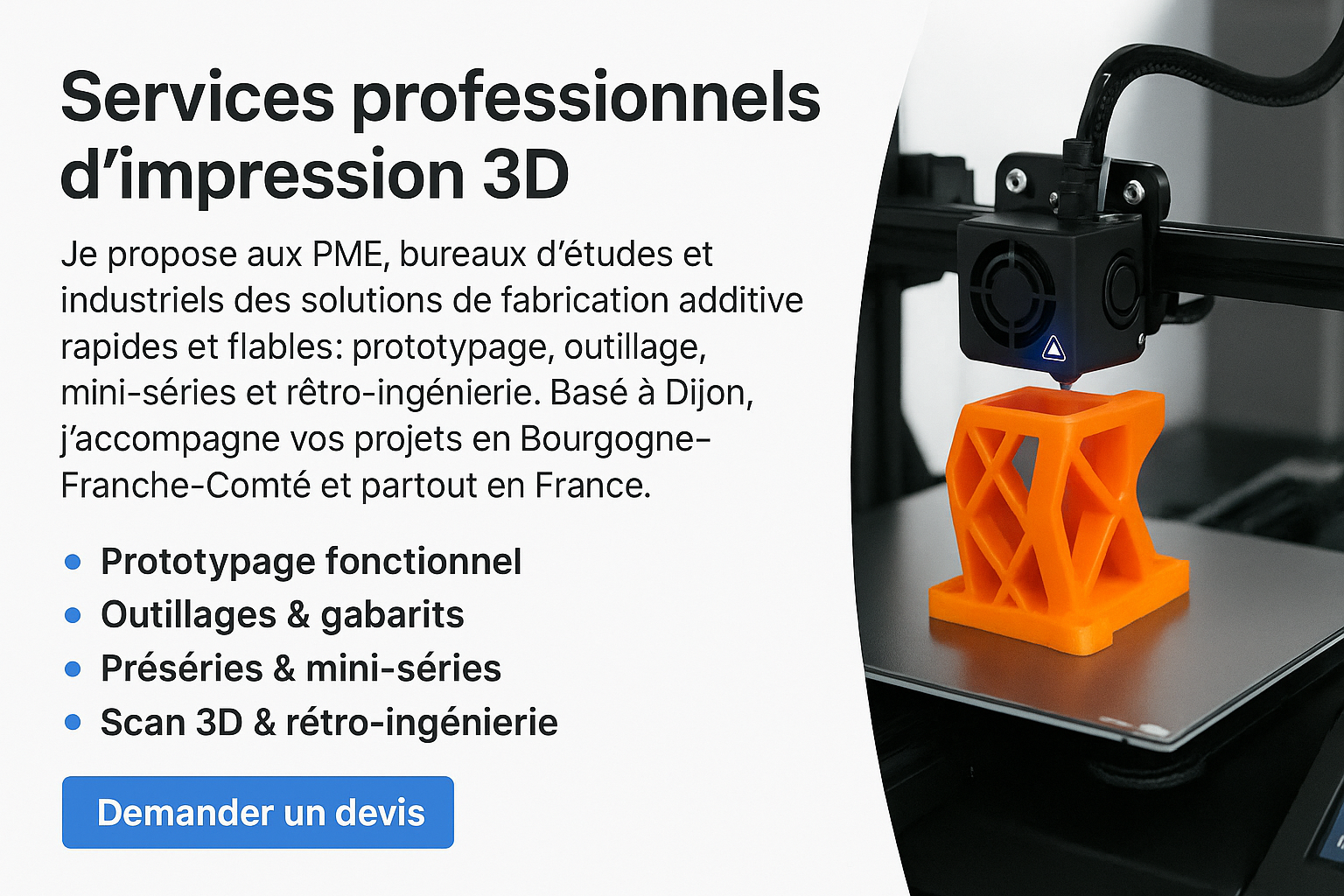 Impression 3D pour entreprises